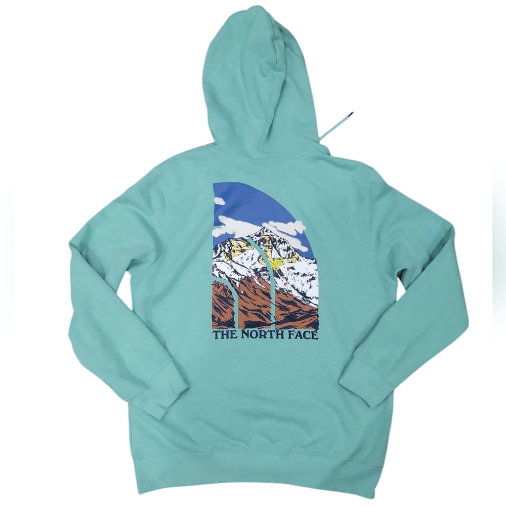 The North Face Men's Graphic Injection Hoodie Mint Green Size Large